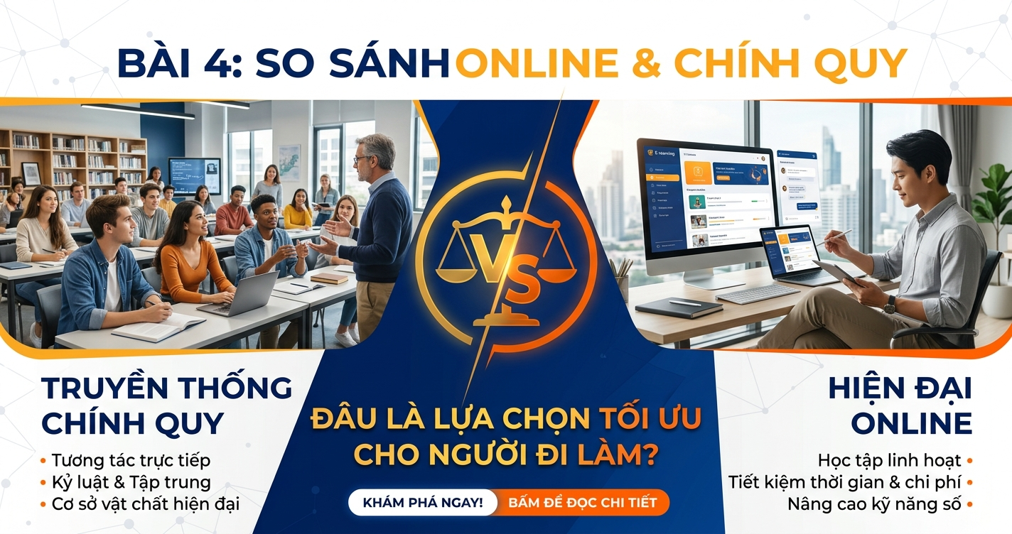 So Sánh Cử Nhân Ngôn Ngữ Anh Online Và Hệ Chính Quy