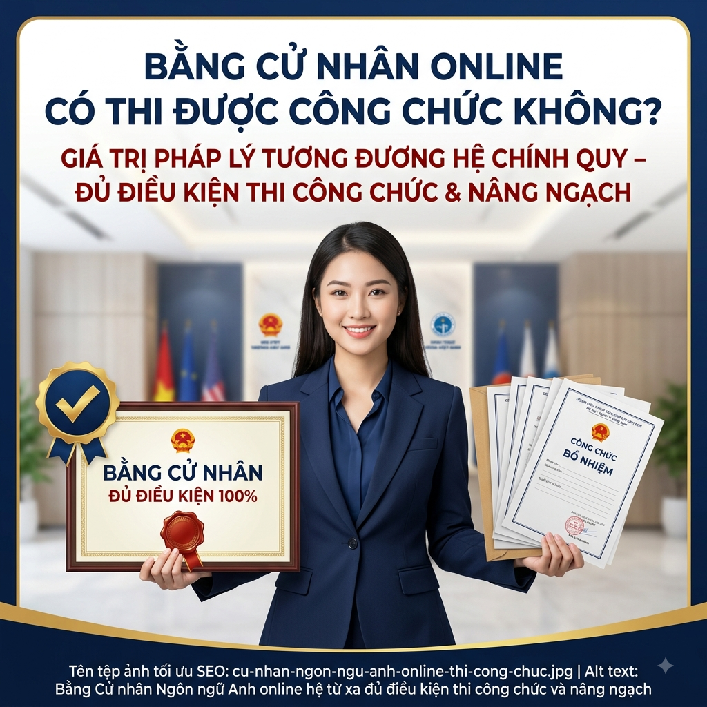 Bằng Đại Học Từ Xa Có Thi Công Chức Độc Lập Không?